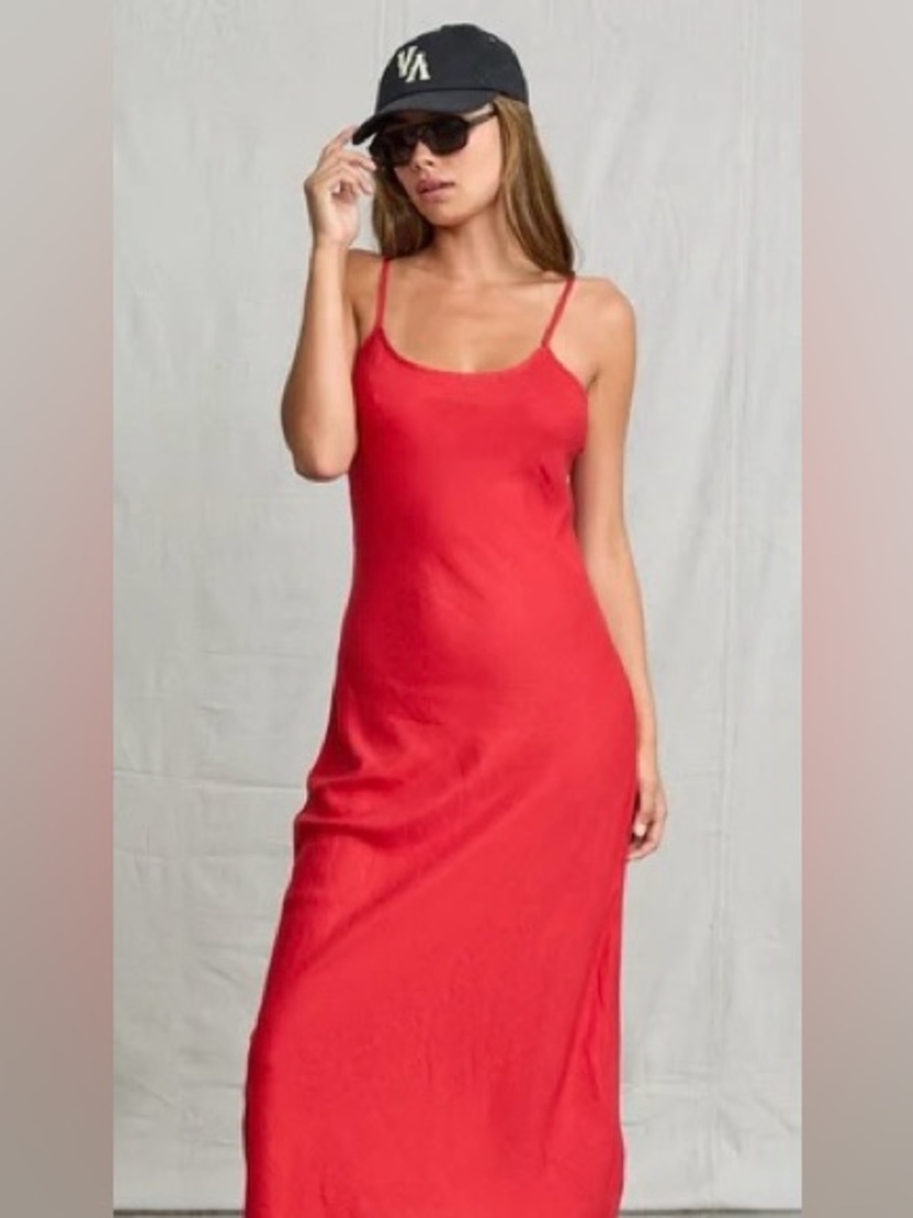 aerie Slip Maxi Dress with Thin Straps